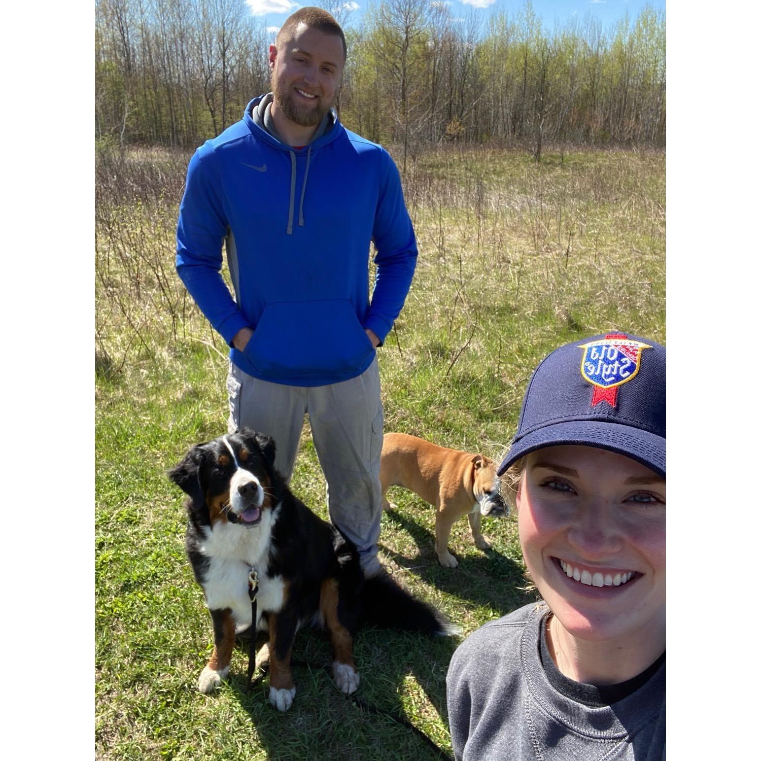 We love taking our fur-babies on walks - 2021