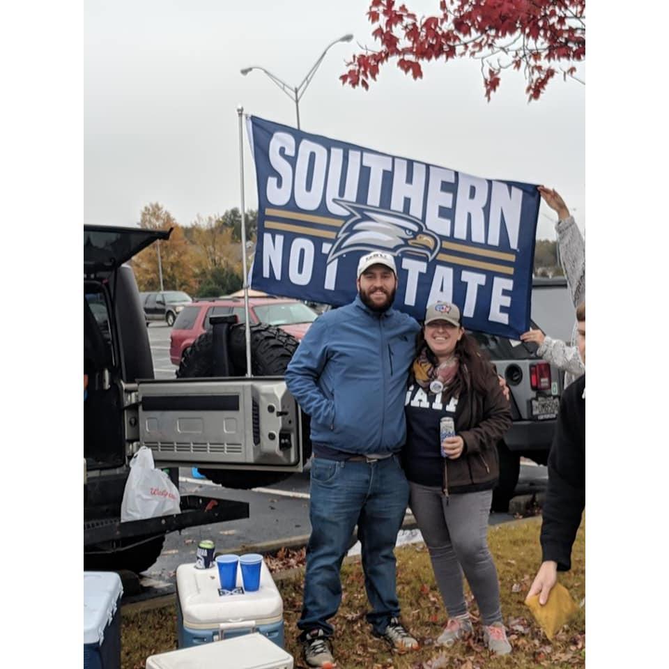 Nov 2018: Southern vs State game. The day Ricky told everyone we were going to get married <3