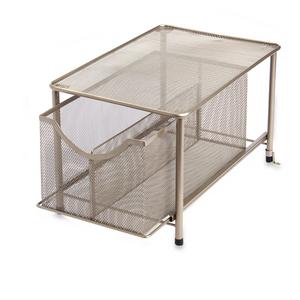 .ORG Large Under the Sink Mesh Slide-Out Cabinet Drawer with Shelf