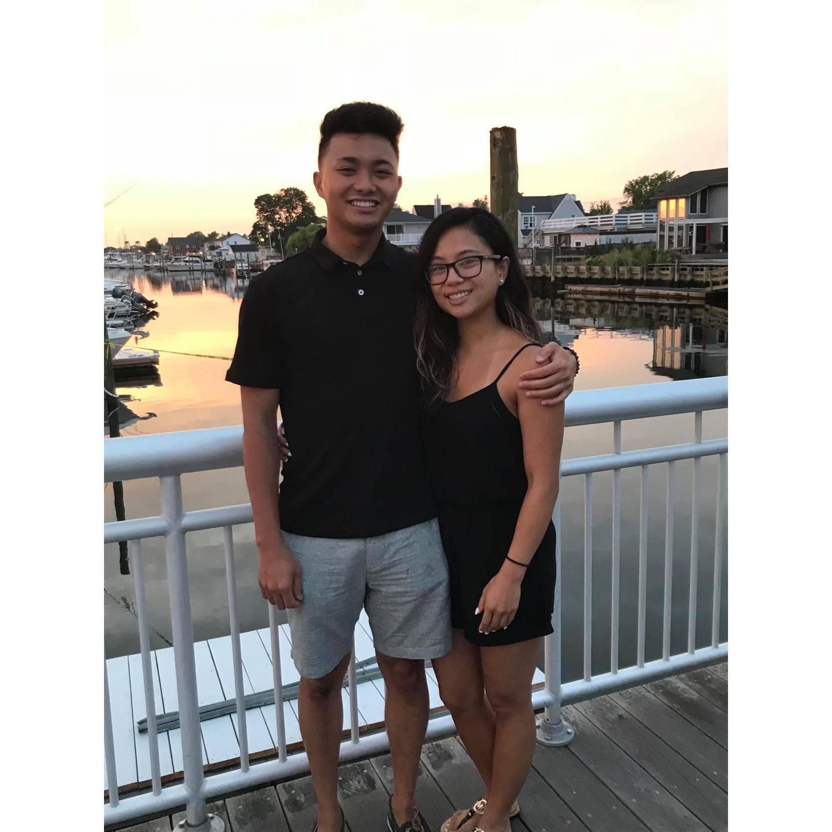7/3/18 - Lunch with Kathryn's family in Freeport