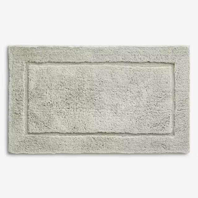 Regal Cotton Bath Rug - Light Gray, 30 in. x 72 in.