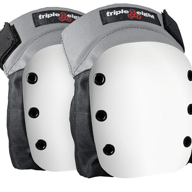 Triple Eight Street Knee Pads for Skateboarding and Roller Derby with Adjustable Straps (1 Pair)