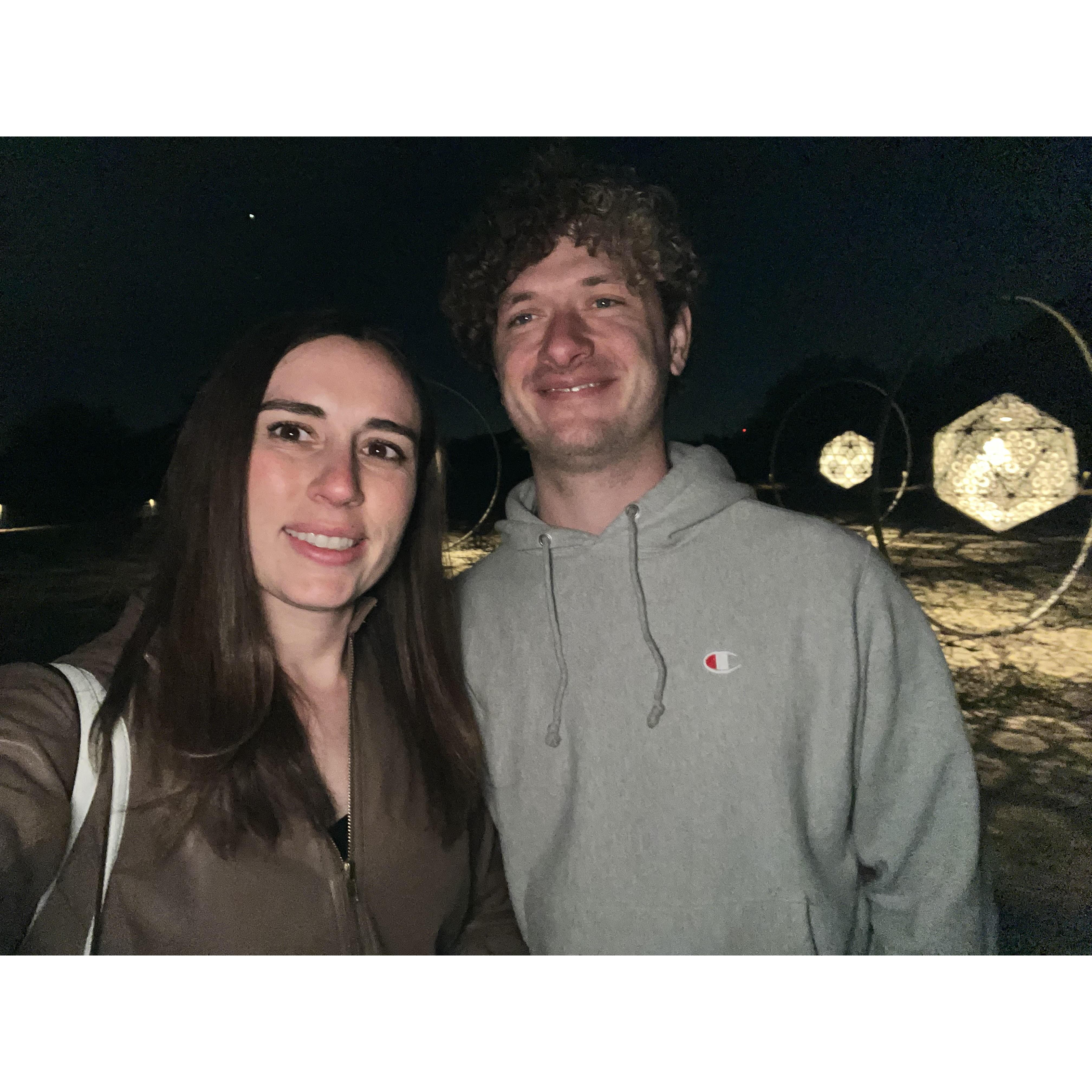 Holiday lights at the Desert Botanical Gardens!
