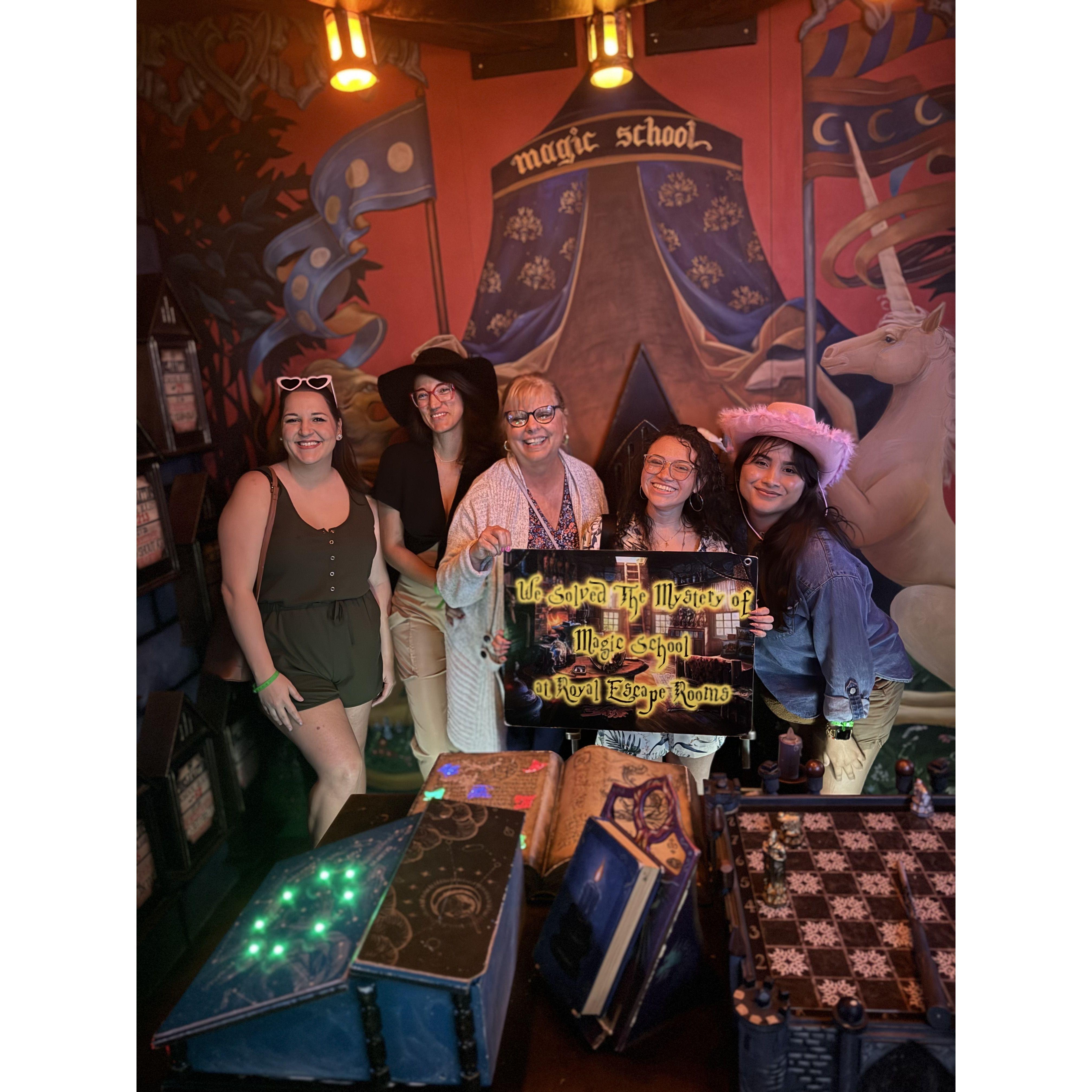 Bachelorette- Escape room, done in 30 minutes ( more like 60)