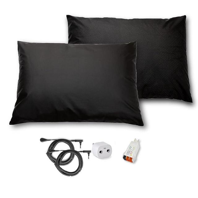Earthing Elite Pillow Cover Kit 2 Pack (Standard Size), Clint Ober’s Earthing Products, Grounding Pillow Cases