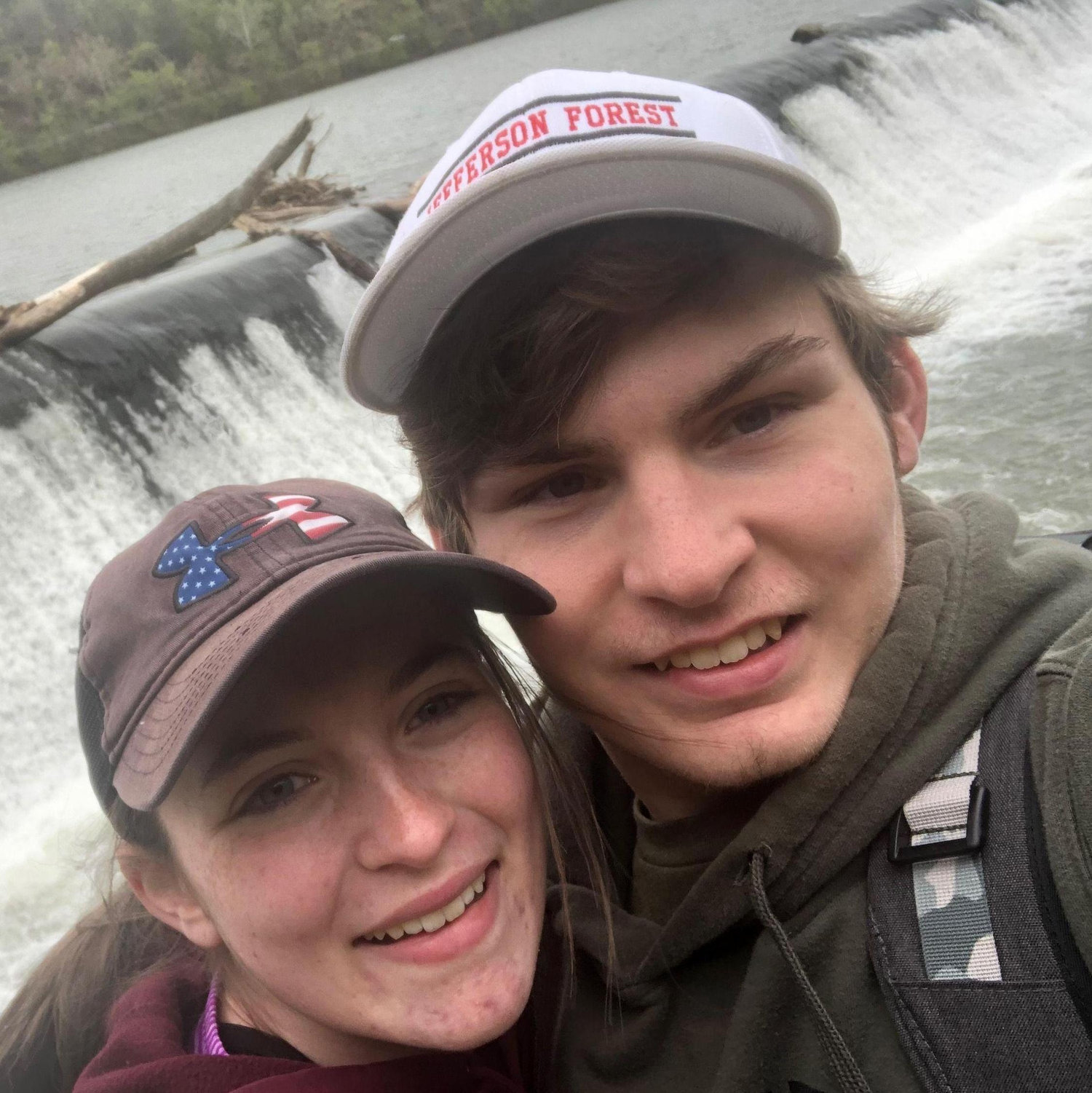 Outdoor adventure to a waterfall along the James River (2020)