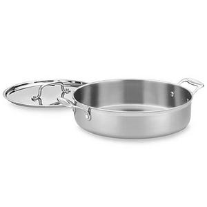 Cuisinart® MultiClad Pro Triple-Ply Stainless 5 1/2-Quart Casserole with Lid