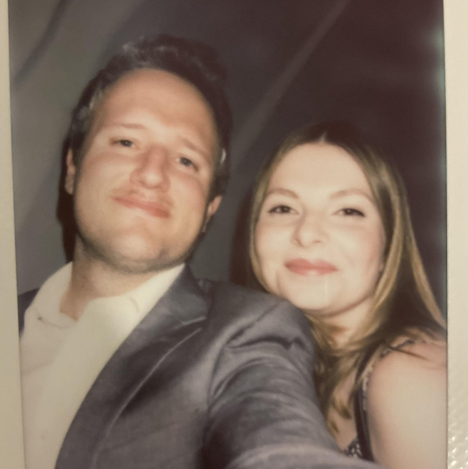 At our friends Ashleigh and Caige's wedding - we love a good Polaroid moment!