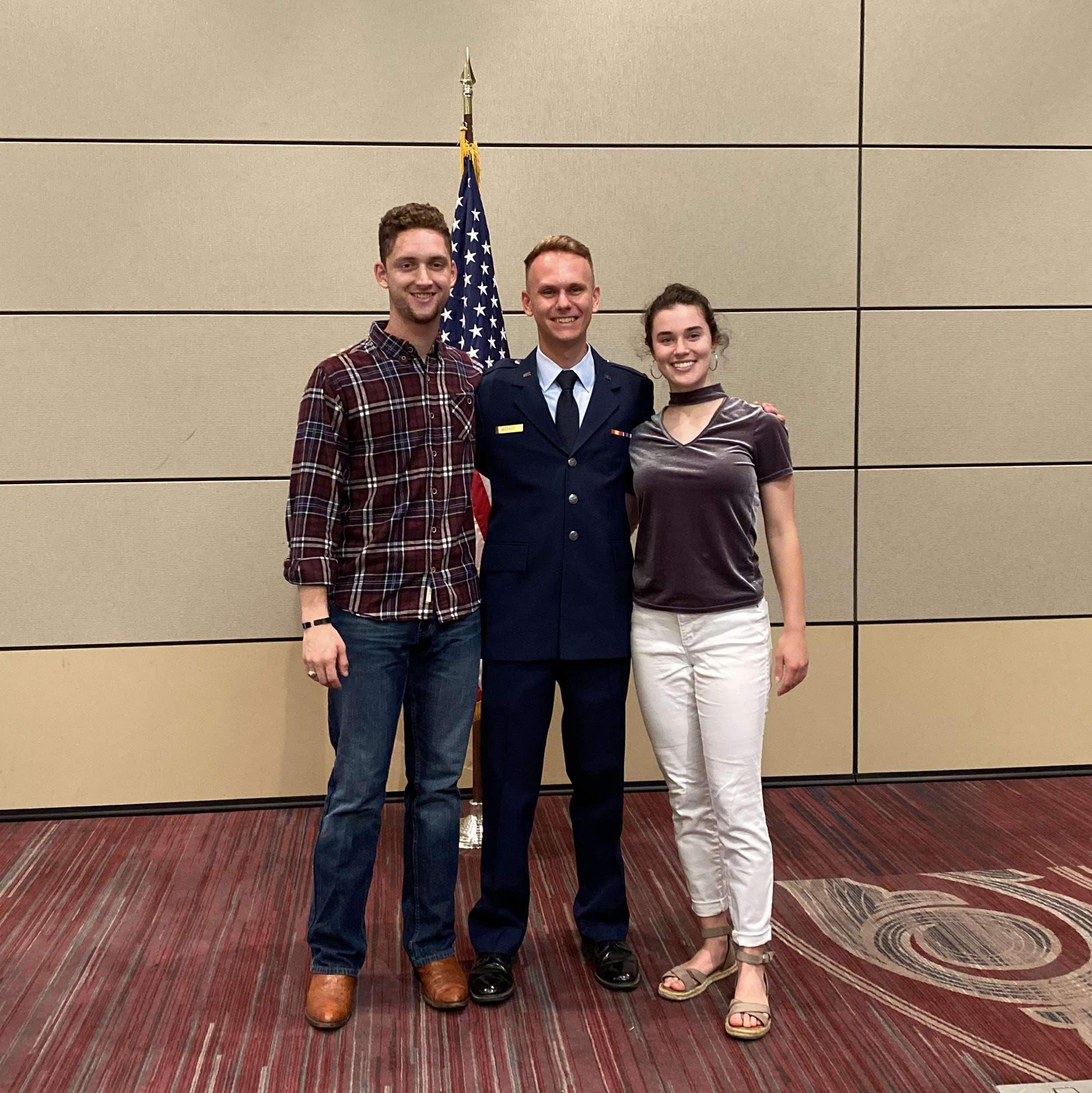 May 2022 - We had the honor of being present at Trent's (Nathan's best man's) commissioning ceremony into the US Air Force. Note: We'd like to thank Trent for helping us settle differences MANY times.