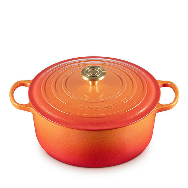 7.25 Qt. Flamme Dorée Signature Round Dutch Oven - 100th Anniversary Edition