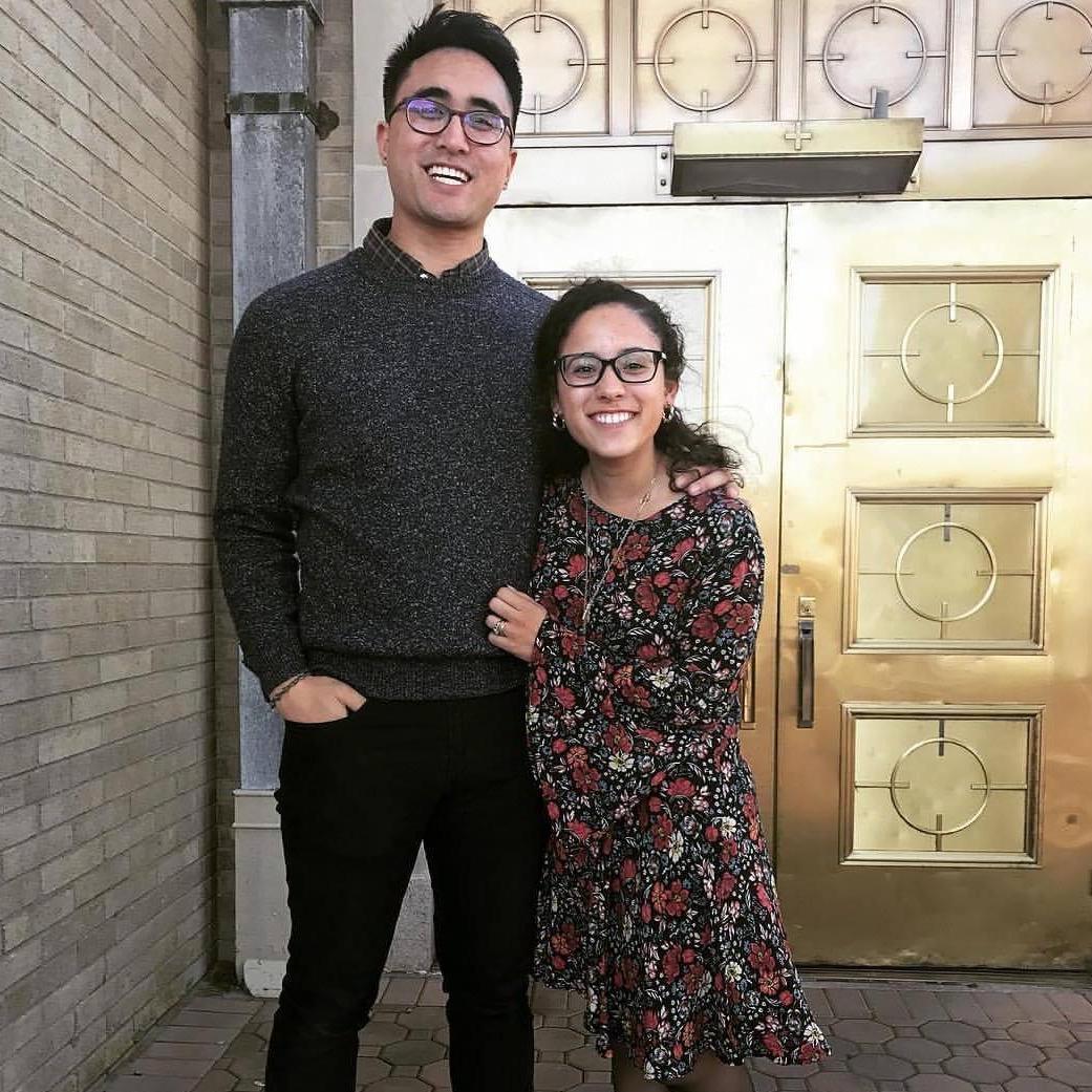 September 2017.
Randall and Bianca coming out of Mass in Huntington NY. Their favorite thing to do together. Praise the Lord.
