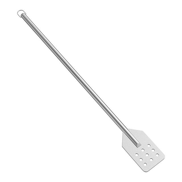 BBQ-PLUS 42 Inch Crawfish/Crab Boil Mixing Stir Paddle Accessories for Stockpots and Fry Pots,Stainless Steel Mash Paddle
