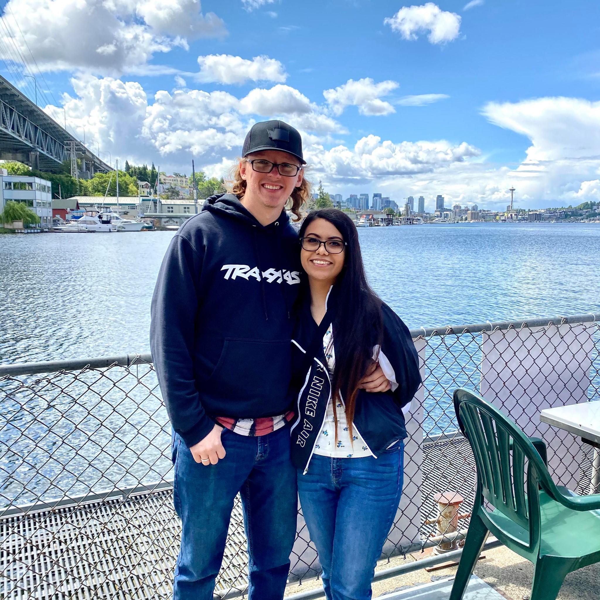 Our first trip out of state together to Seattle, WA (May 2021).