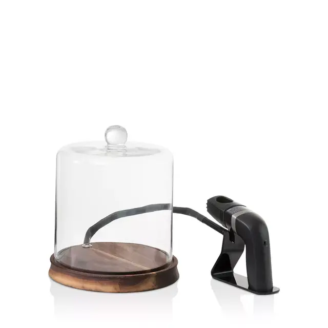 Crafthouse by Fortessa Glass Smoke Cloche with Smoker & Chips