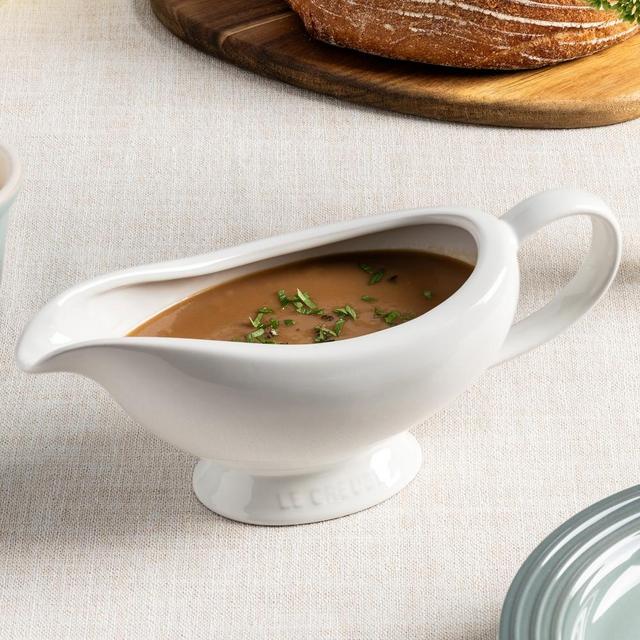 Le Creuset Heritage Gravy Boat, White