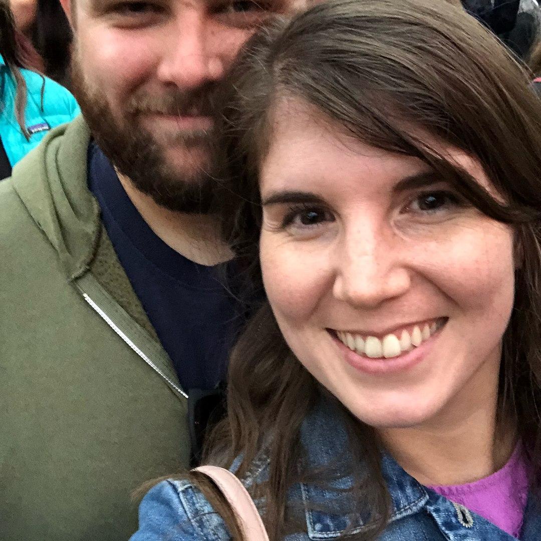 In line at the Ed Sheeran concert in SF,  just less than a week before he proposed
