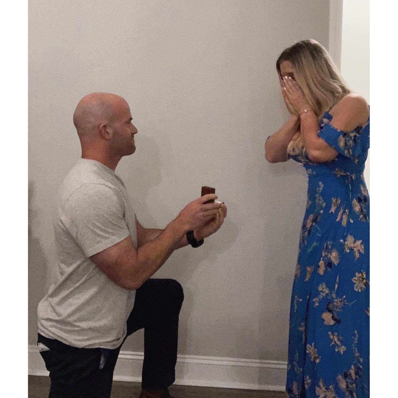 She said yes! April 2021