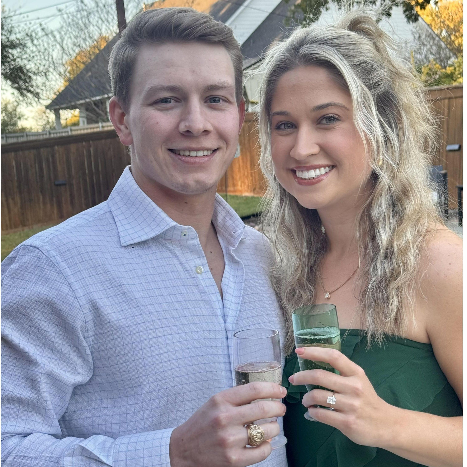 We got engaged!