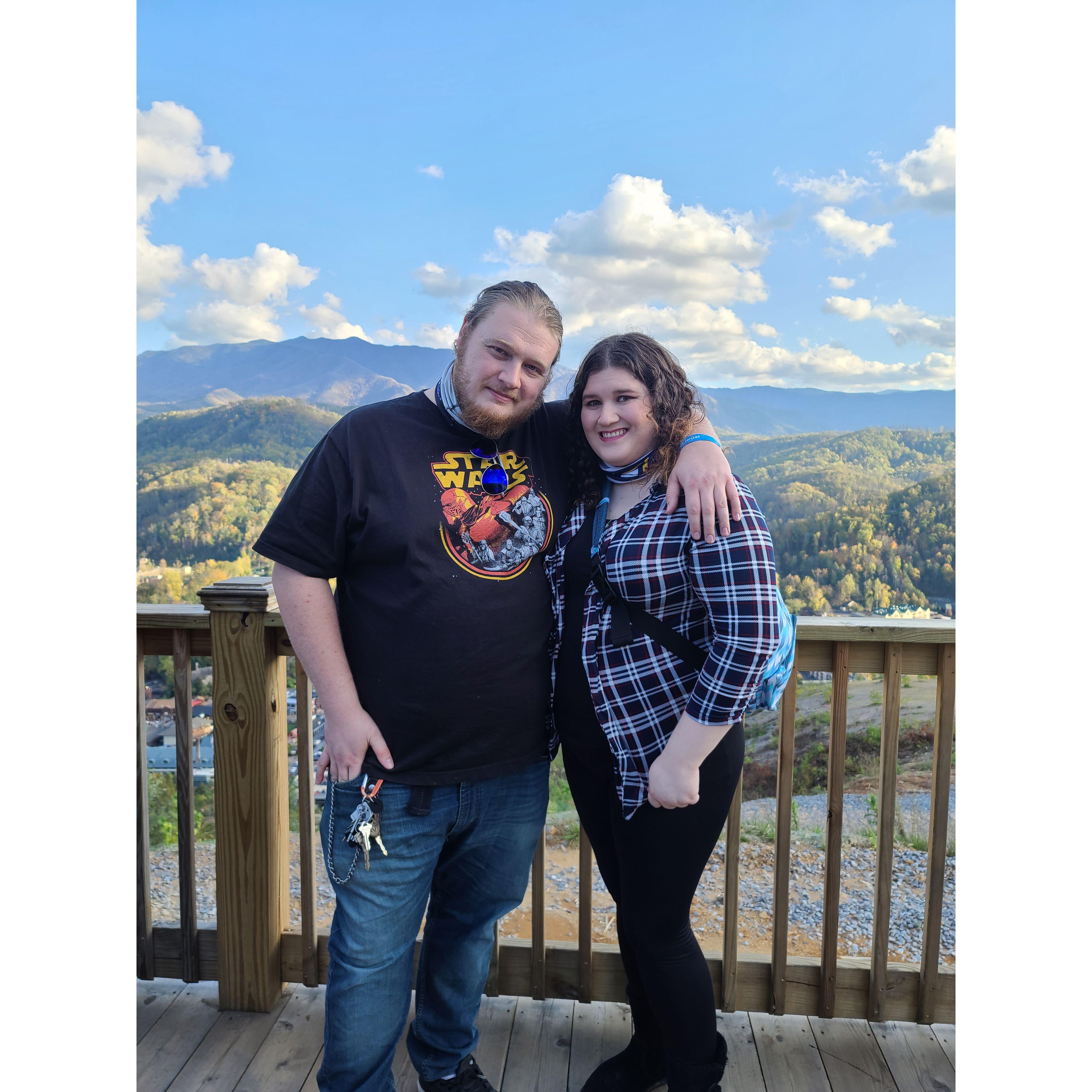Our first vacation together in Gatlinburg!
