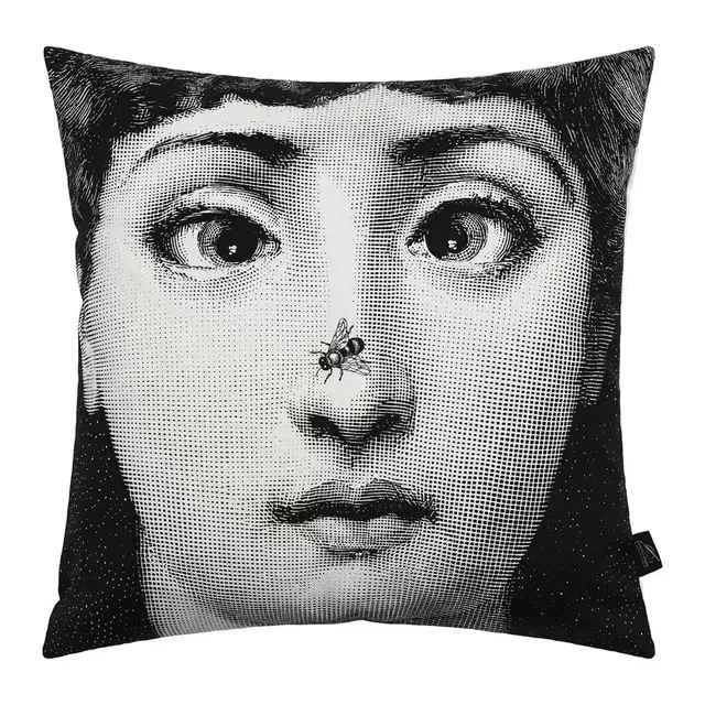 Fornasetti Tema e Variazioni Reversible Pillow