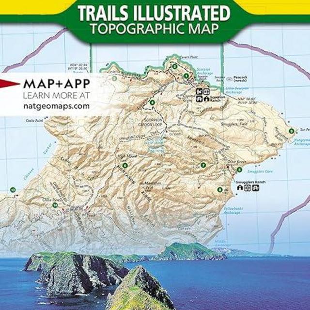 Channel Islands National Park Map (National Geographic Trails Illustrated Map, 252)