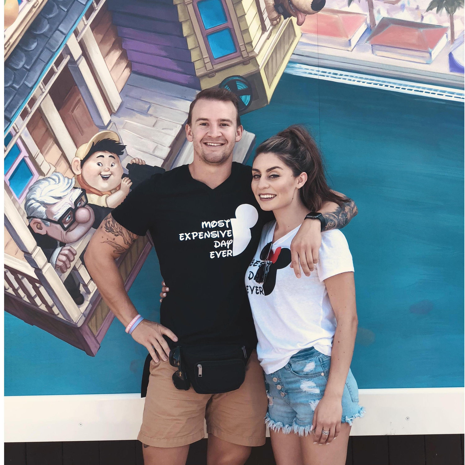 Joey took me to Disneyland for a weekend to celebrate my 31st birthday! This is he made me an annual pass holder.