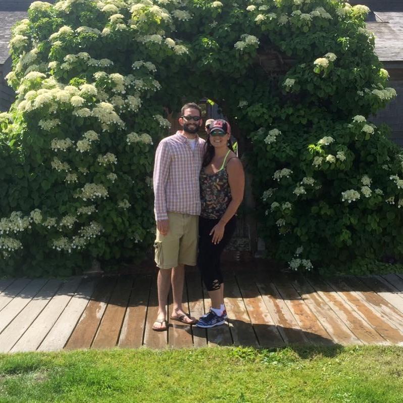 On Mackinac Island during their one year anniversary Straits of Mackinac trip
4th of July weekend 2016