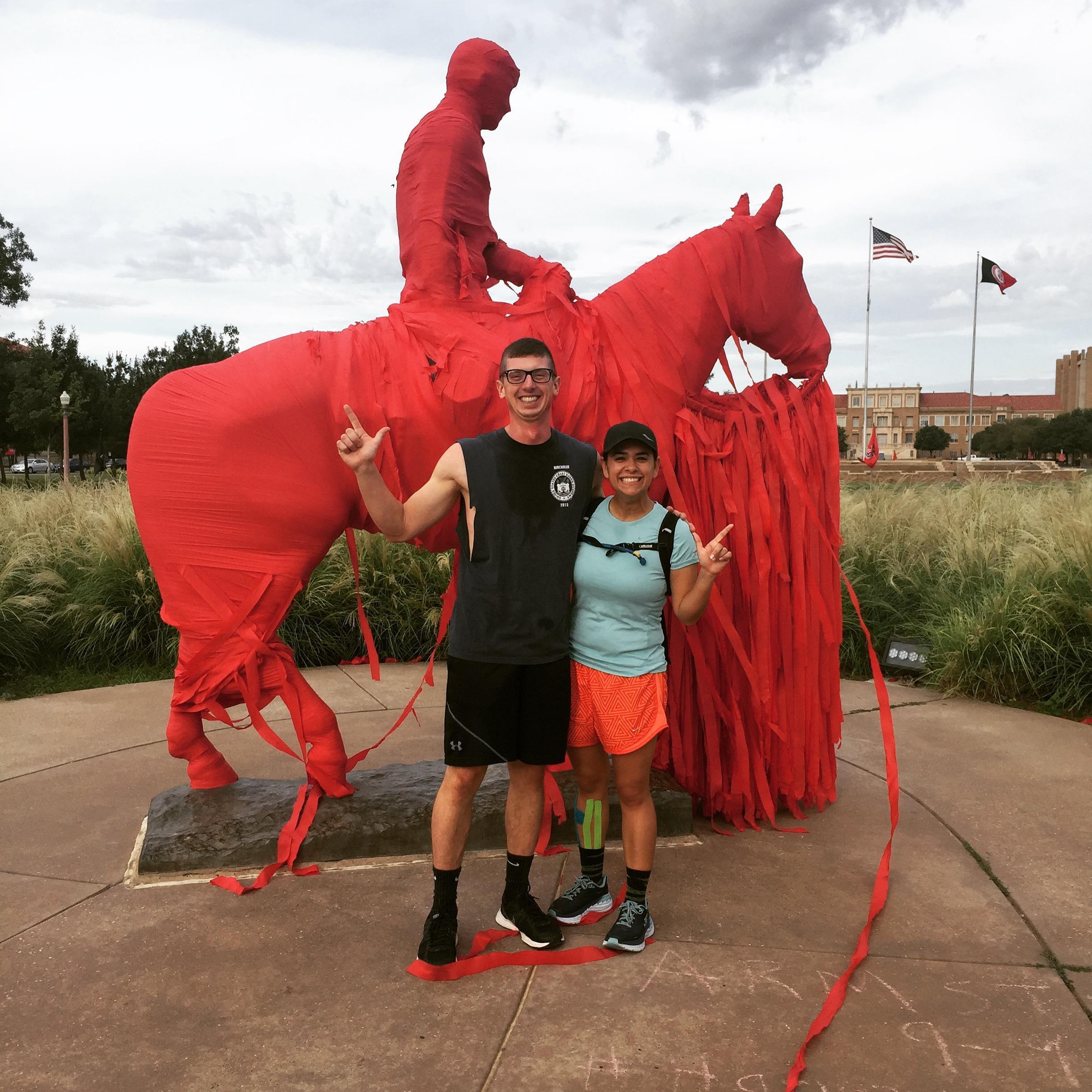 Ben's first trip to Tiffany's Alma Mater, Texas Tech University.