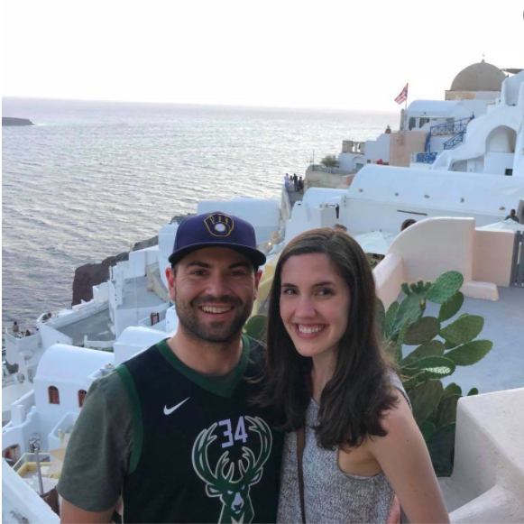 Santorini 2018- Jared wore his Giannis Antetokounmpo every.single.day.
