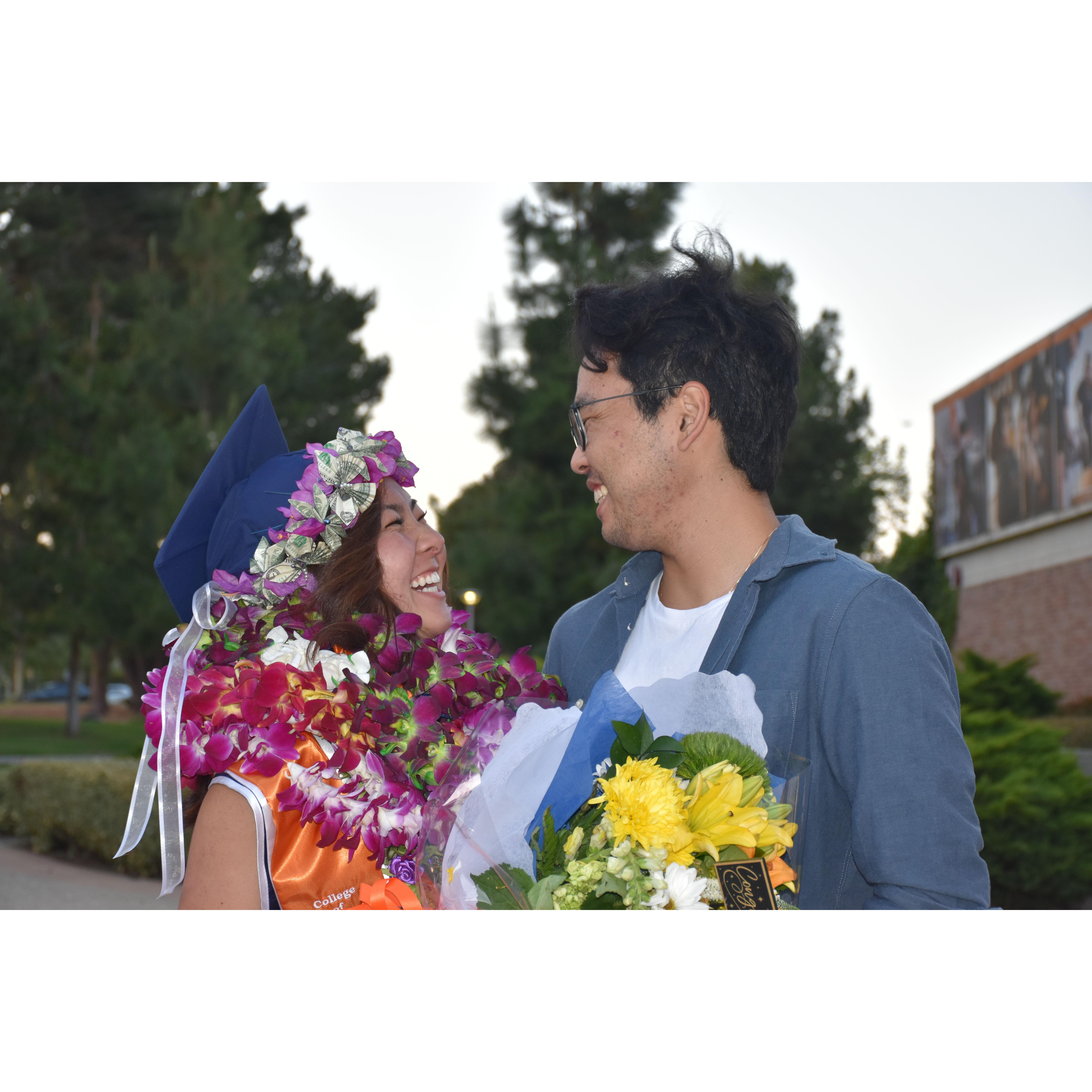 Brooke's CSUF graduation 2022