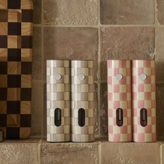 Sterling Check Electric Salt & Pepper Grinder Set