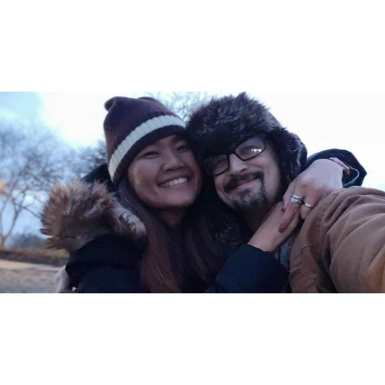 This was the day that God made for us to spend praying together at the beautiful lake in Evanston before we separated from our time in Chicago.