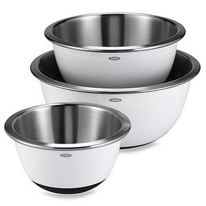 3-Piece Stainless Steel Mixing Bowl Set