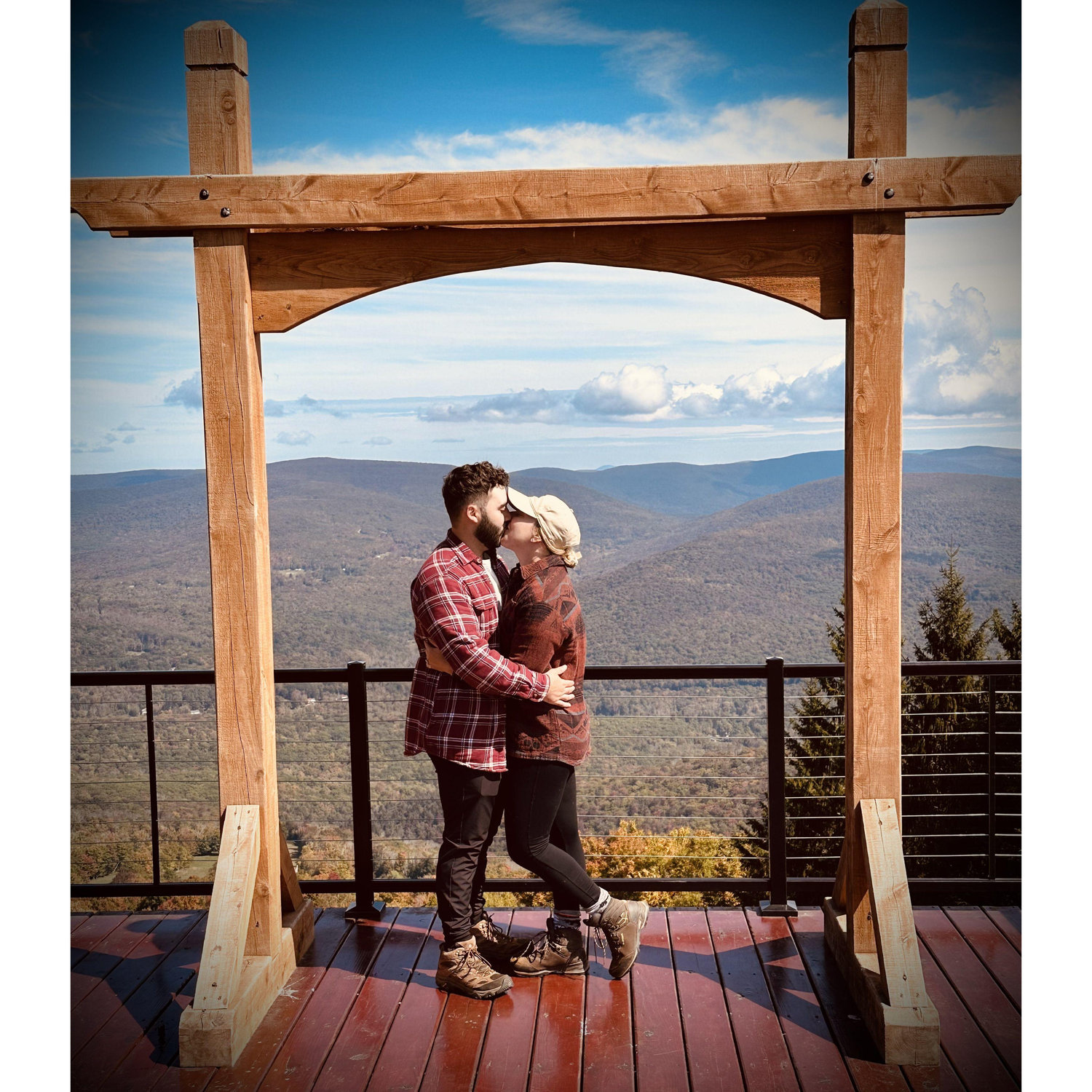 Beautiful moments captured by Gillian and Evan on top of Belleayre Mountain right after we got engaged!