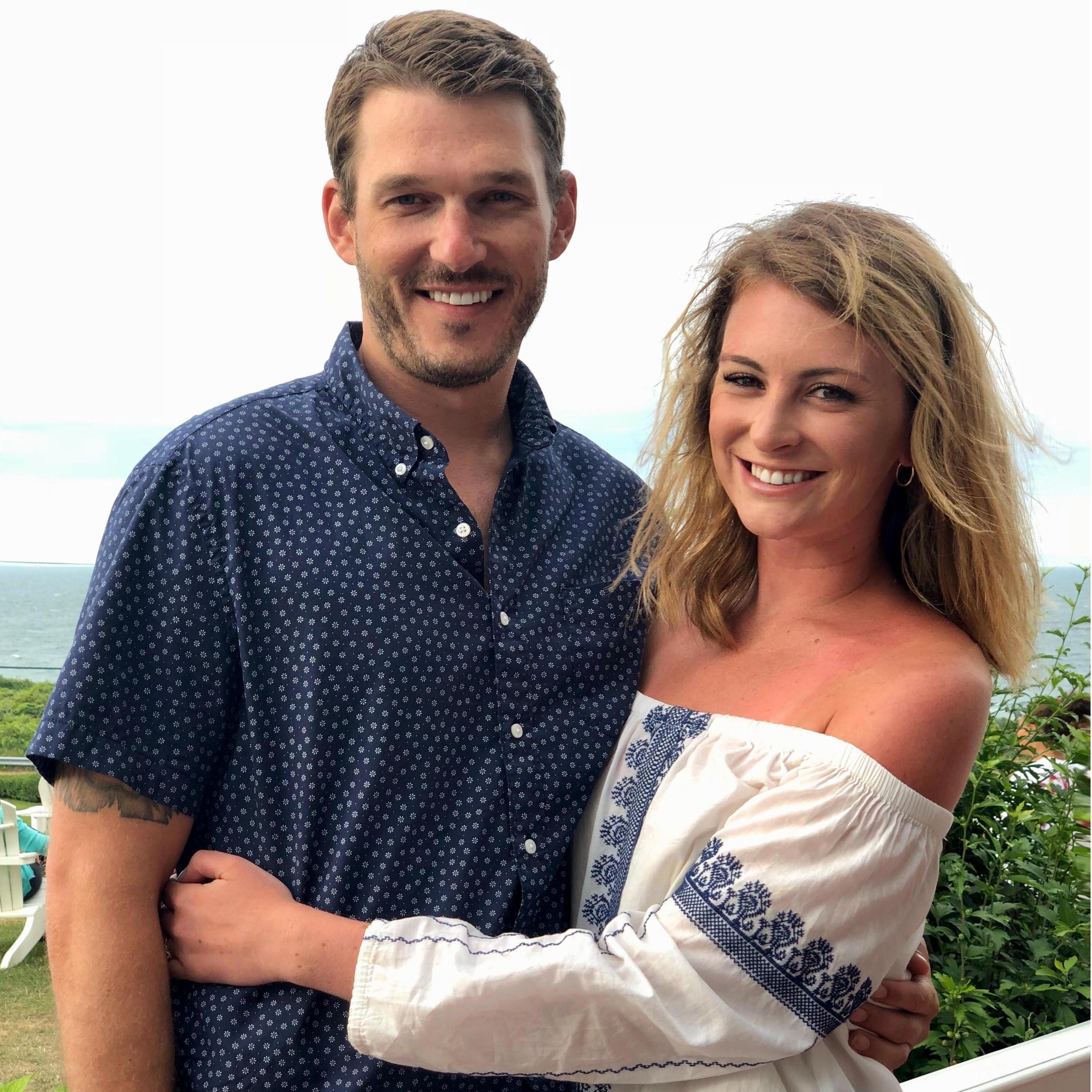 The week after our engagement, we were able to spend time on Block Island with friends and family. Julia took this portrait mode photo of us, and will be collecting royalties.