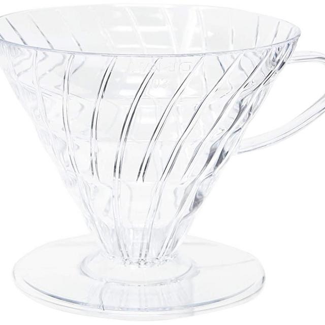 Hario V60 Plastic Coffee Dripper, Size 03, Clear