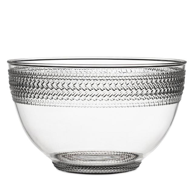 Juliska Le Panier Clear Acrylic Serving Bowl