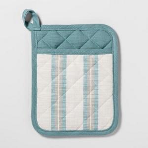 Aqua Stripe Pot Holder - Threshold™