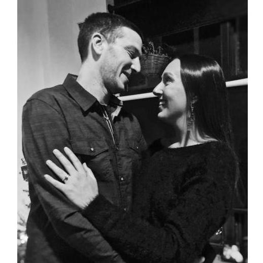 The night he popped the question and I said YES!- December 24th, 2020