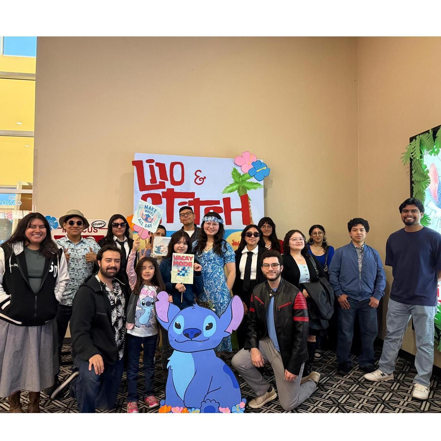 Iowa friends, dressing up for movie night!