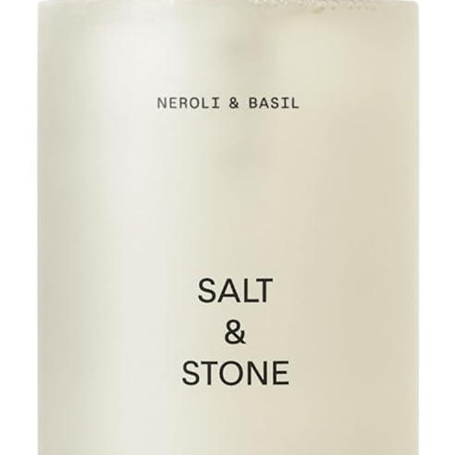 Salt & Stone Body Wash for Women & Men | Neroli & Basil | Hydrating Gel Cleanser | Clean & Soften Skin | Made with Niacinamide & Hyaluronic Acid | Free From Parabens, Sulfates & Pthalates (15.2 fl oz)