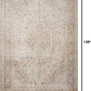 Loloi Loren Collection LQ-03 Sand/Taupe 8'-4" x 11'-6" Area Rug