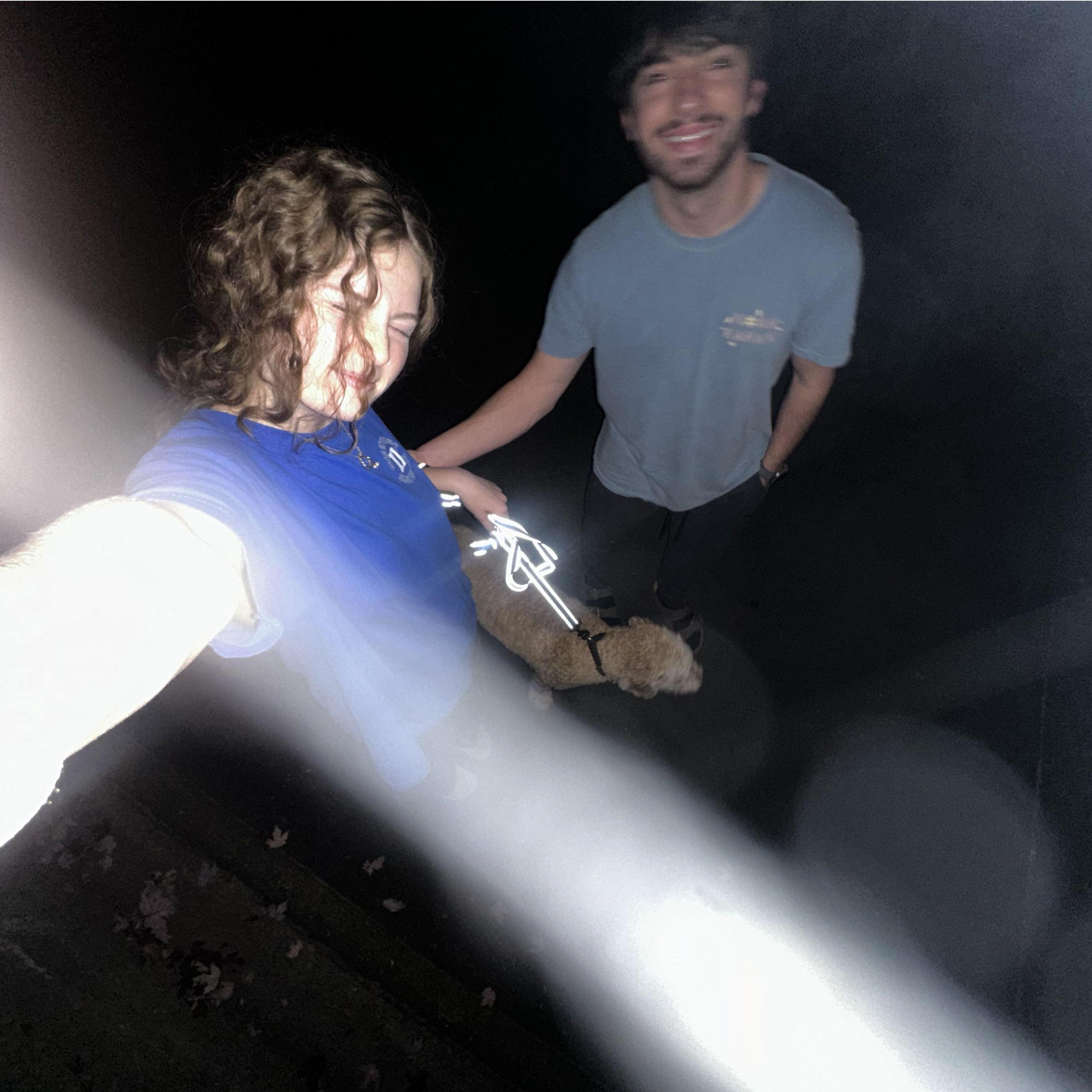 one of our last nights in NC