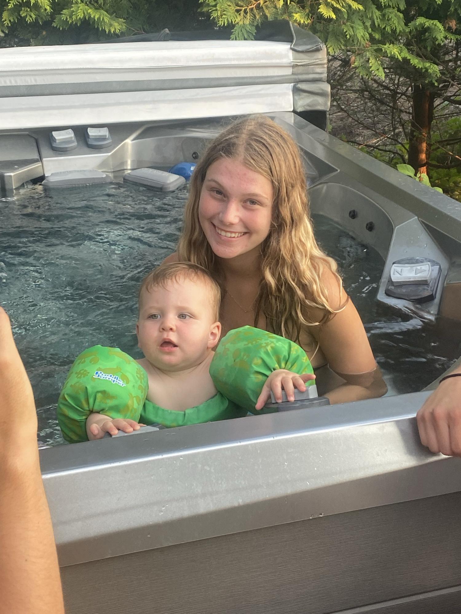 Who doesn’t like to pee in Kathryn’s hot tub?