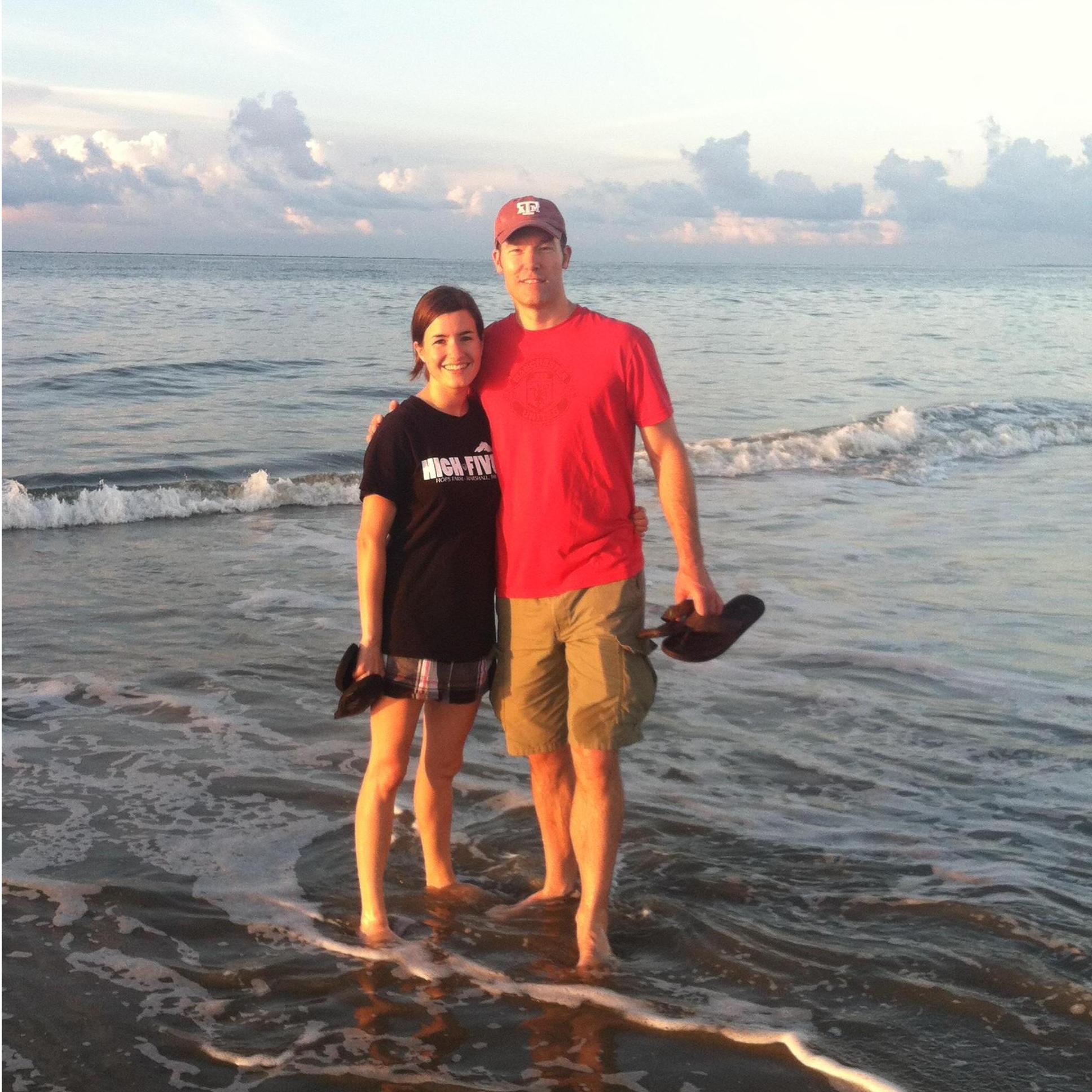 Our first trip together via plane!
Charleston, 2014
