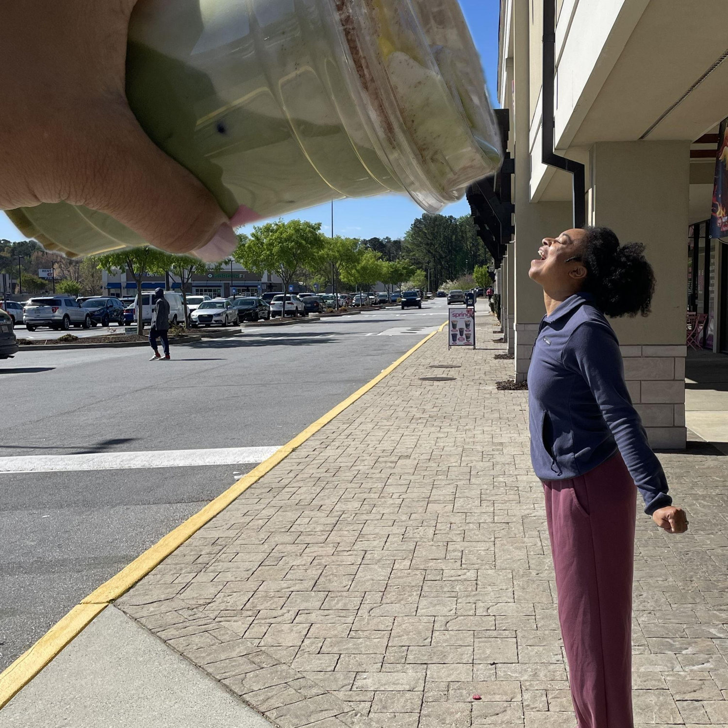 Olivia loves matcha!