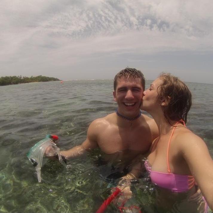 Snorkeling on our Caribbean cruise