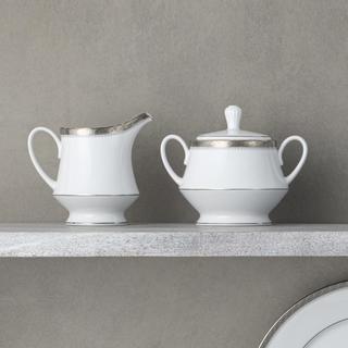 Charlotta Platinum Sugar & Creamer Set