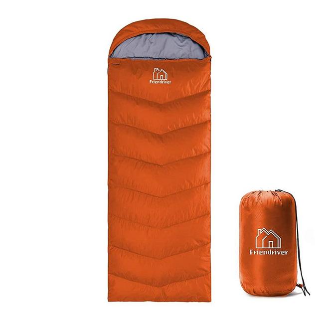 Friendriver XL Size Upgraded Version of Camping Sleeping Bag 4 Seasons Warm and Cool, Lighter Weight, Adults and Children Can Use Waterproof Camping Bag, Travel and Outdoor Activities