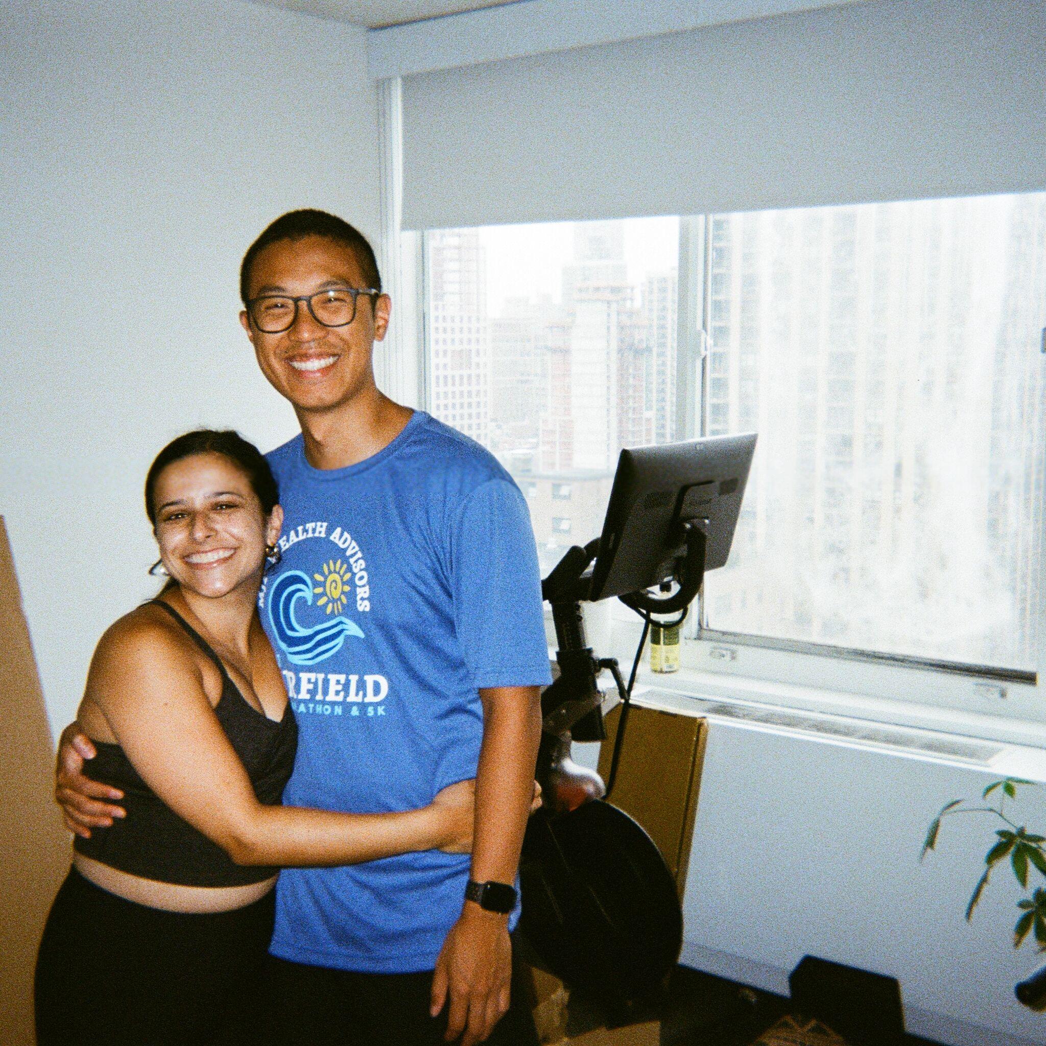 The day we moved into our first apartment together, 2023